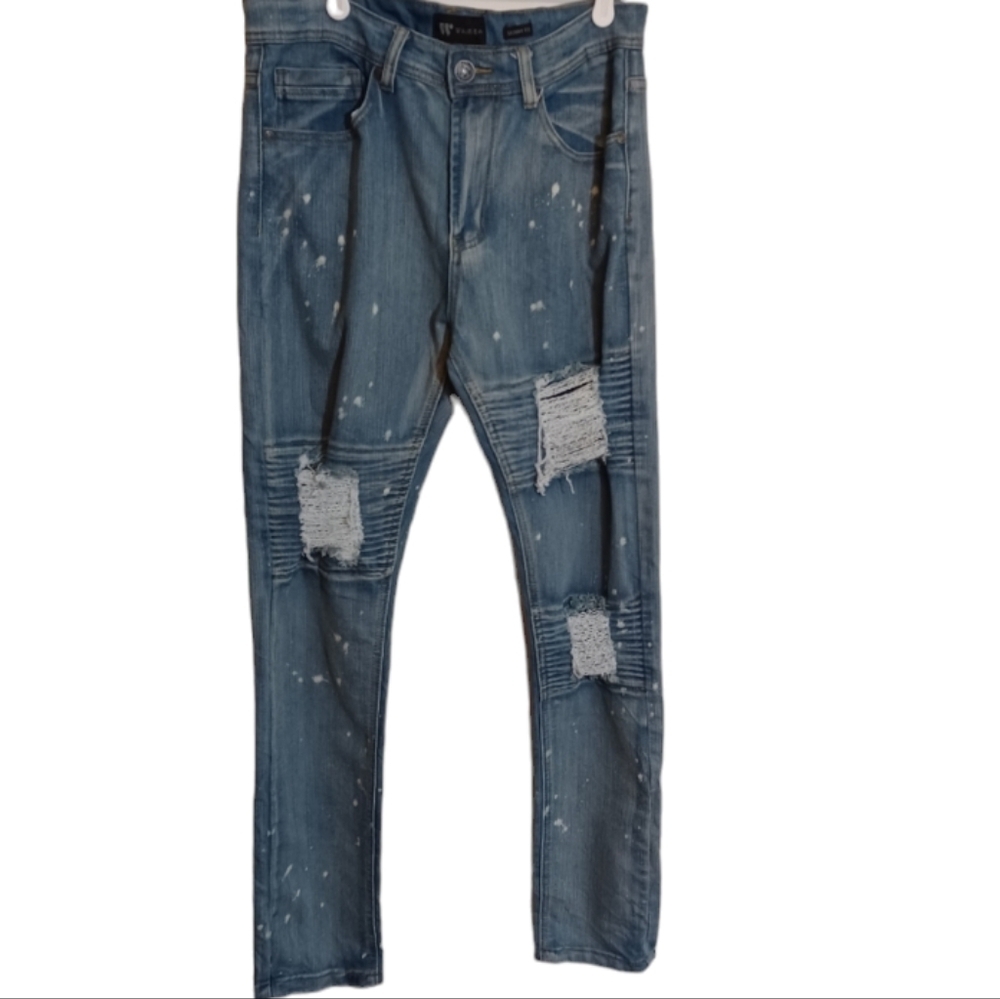 Waimea Skinny Fit Distressed Jeans - Size 33